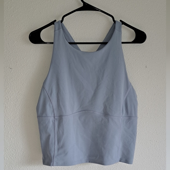 Lululemon Key To Balance Tank- Chambray. Size 14. No pads. - Picture 9 of 9